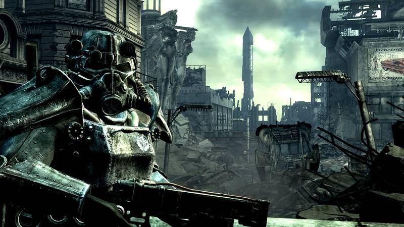 A Brotherhood soldier in DC
Keywords: Fallout 3 Screenshot